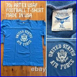 70s Usaf Usaf United States Air Force Vintage Football T-Shirt XL Boomerang Tag