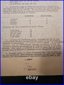 7 PAGES U. S. Army Air Forces letters dated September 13, 1944, Aps-15 Air Force