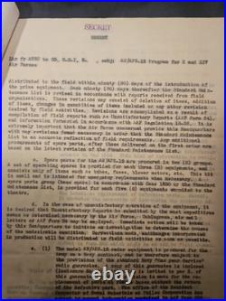7 PAGES U. S. Army Air Forces letters dated September 13, 1944, Aps-15 Air Force