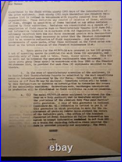 7 PAGES U. S. Army Air Forces letters dated September 13, 1944, Aps-15 Air Force