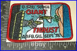 867 U. S. A. F. Operation Giant Thrust Tests Patch-Held At Guam SUPER RARE
