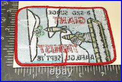 867 U. S. A. F. Operation Giant Thrust Tests Patch-Held At Guam SUPER RARE