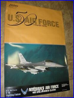 8-RARE 1997 USAF 50th Annv. Lithographs 24 x 18 F-15, F-22, F-16, C-17, MH-53m