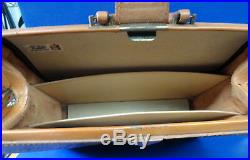 8th AIR FORCES HAND PAINTED LEATHER BRIEFCASE-SHOO SHOO BABY