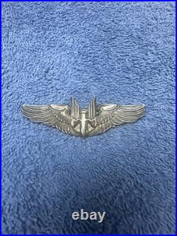 9 World War II United States Air Force Sterling Silver Wing Pins