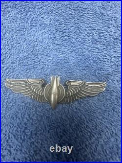 9 World War II United States Air Force Sterling Silver Wing Pins