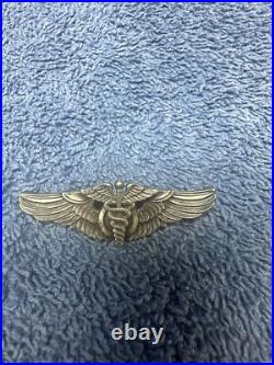 9 World War II United States Air Force Sterling Silver Wing Pins