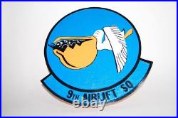 9th Airlift Squadron Plaque, 14, Mahogany