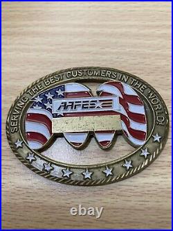 AAFES Presented By Commanding General 2 Star Challenge Coin Army Air Force Rare