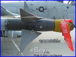 AIM 9 Sidewinder missile Fins Raytheon TopGun USAF NAVY Aviation AIM9 ManCave