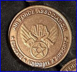 AIR FORCE ASSOCIATION Collector's Series Bronze Medallions