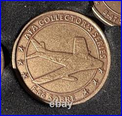 AIR FORCE ASSOCIATION Collector's Series Bronze Medallions