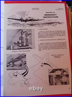 AUTHENTIC 1943 B-17F B17-F FLYING FORTRESS WW2 Pilo's Flight Instructions manual