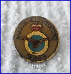 AUTHENTIC BRITISH ROYAL AIR FORCE SOUTHERN WATCH OLD and RARE CHALLENGE COIN