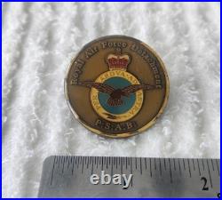 AUTHENTIC BRITISH ROYAL AIR FORCE SOUTHERN WATCH OLD and RARE CHALLENGE COIN
