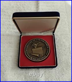 AUTHENTIC DOD DOW SECRETARY OF THE AIR FORCE for ACQUISITION RARE CHALLENGE COIN