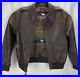 AVIREX_Vintage_Leather_Jacket_Flight_Bomber_A_2_US_Army_Air_Force_Size_38_Small_01_eg