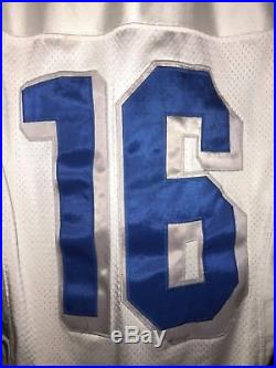 Adam Fitch Game Worn Used Air Force Falcons NCAA Football Jersey Size Large #16