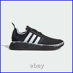 Adidas NMD R1 Oreo Logo Strip Gym Shoes Core Black White Boost FV8729 Size 14