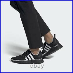 Adidas NMD R1 Oreo Logo Strip Gym Shoes Core Black White Boost FV8729 Size 14