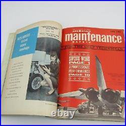 Aerospace Maintenance Safety US Air Force Magazine 26 issues 1968 to 1970 Binder