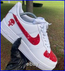 Air Force 1 low Custom Sneaker Red
