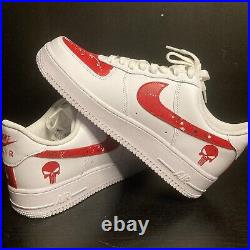 Air Force 1 low Custom Sneaker Red