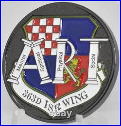 Air Force 363d ISR Wing Intelligence Surveillance Reconnaissance Challenge Coin