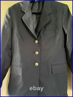 Air Force Coat Jacket Women's Dress Blue 6WR US Military 1620 Poly/Wool Serge