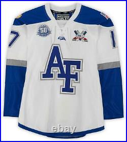 Air Force Falcons Team-Issued #17 White Jersey with USAF Patch from