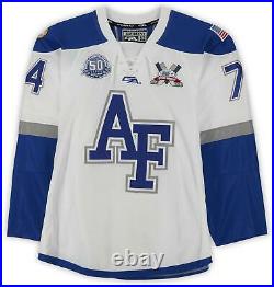 Air Force Falcons Team-Issued #74 White Jersey with USAF Patch from