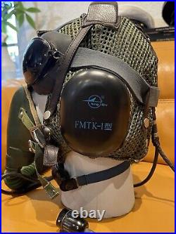 Air Force Fighter Pilot Helmet Goggles + Breathing Mask