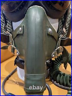 Air Force Fighter Pilot Helmet Goggles + Breathing Mask