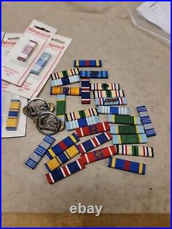 Air Force Fire Chief Insignia/ Badge / Ribbon Medal Grouping Desert Storm Era