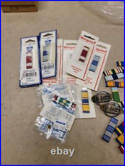 Air Force Fire Chief Insignia/ Badge / Ribbon Medal Grouping Desert Storm Era