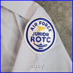 Air Force Junior ROTC Uniform Set Jacket 38R Pants 33R Shirt 16 Tie Vintage 82