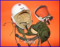 Air Force Mig-21 Fighter Pilot Flying Helmet 1# XXL +Hat