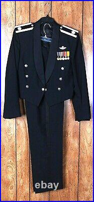 Air Force Military Dress Uniform & Pants Size 34R & 40B with Medals Colonel Rank