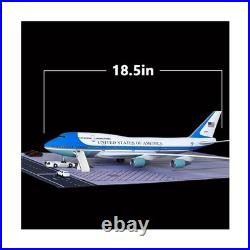 Air Force One B747 Airplane Model, 1/150 Scale Air Force One B747 Model 18.5