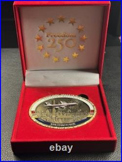 Air Force One Freedom 250 Challenge Coin