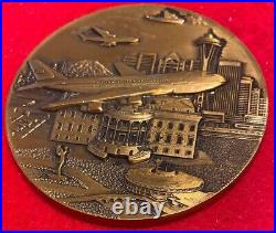 Air Force One Over the White House, 1990 Challenge Coin Large 3