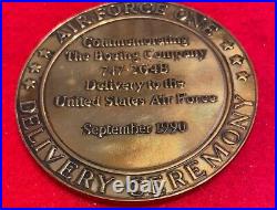 Air Force One Over the White House, 1990 Challenge Coin Large 3