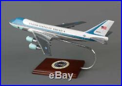 Air Force One VC-25 Boeing 747-200 Desk Display Model 1/144 Aircraft ES Airplane