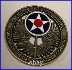 Air Force Special Operations Command AFSOC Commander Air Force Challenge Coin
