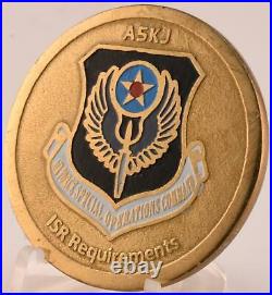 Air Force Special Operations Command AFSOC ISR ASKJ Challenge Coin NUMBERED