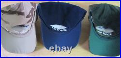 Air Force United States 90 Cap 3 Colors Embroidery Design 100 % Acrylics