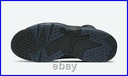 Air Jordan 6 Retro Singles Day Triple Black Shoes DB9818-001 Size 8 W / 6.5 M