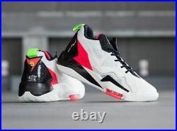 Air Jordan Zoom 92 Sail Flash Crimson Black White Shoes CK9183-100 Size 10.5