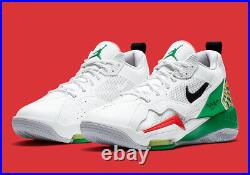 Air Jordan Zoom 92 White Green Red Basketball Shoes Nike CK9183-103 Size 10