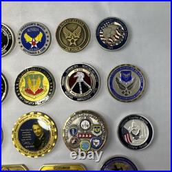 Amazing 23 Challenge Coins. USAF. Awarded By Commander And The Prestigious. USA